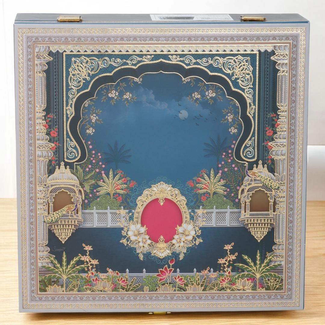 Classic Charm – 4 Jar MDF Dry Fruit Gift Box