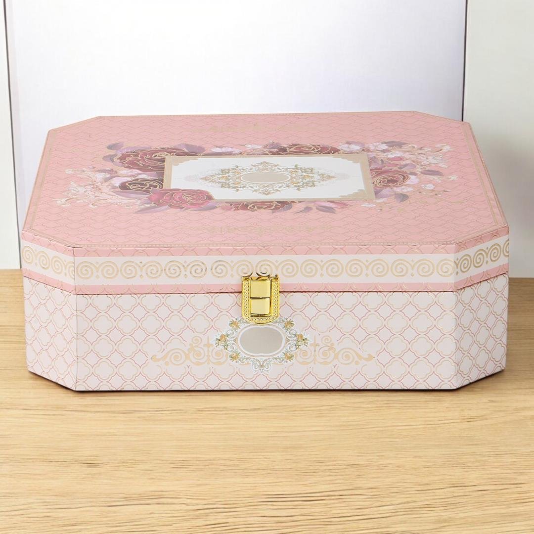 Heritage Grandeur – Luxury 2 Jar & 8 Section Dry Fruit Box