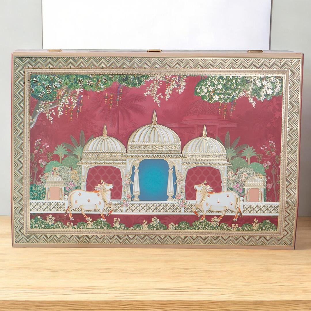 Luxury Wooden Gift Set – 2 Premium Jars & 20 Compartments