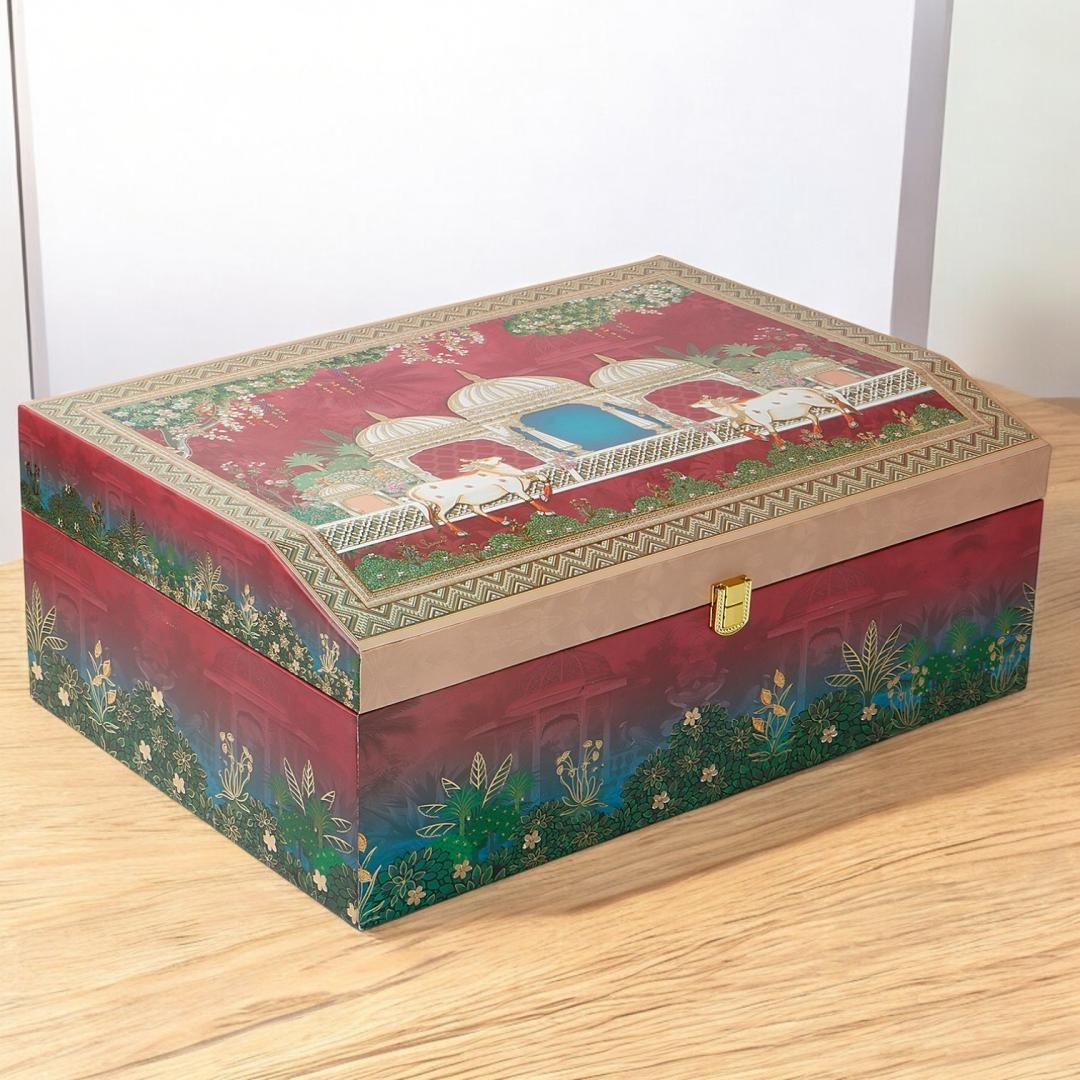 Luxury Wooden Gift Set – 2 Premium Jars & 20 Compartments