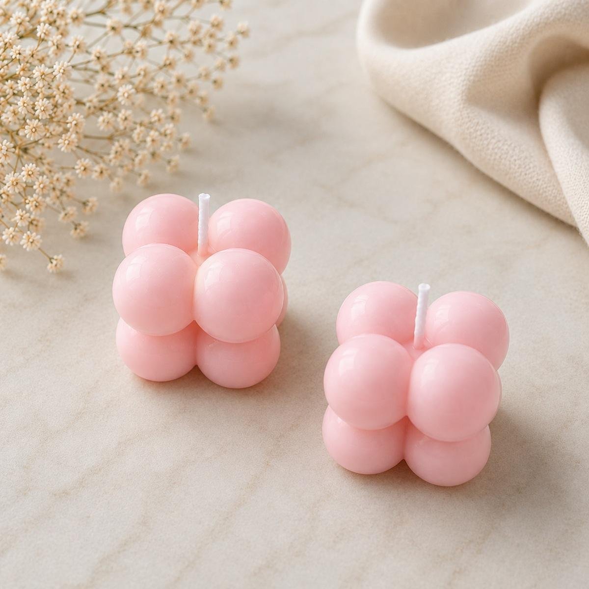 Mini Bubble Soy Wax Candle – Pack of 4
