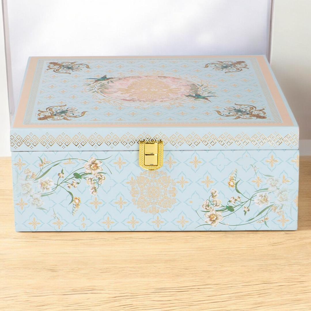 oyal Delight – 2 Jar & 8 Cavity MDF Dry Fruit Box