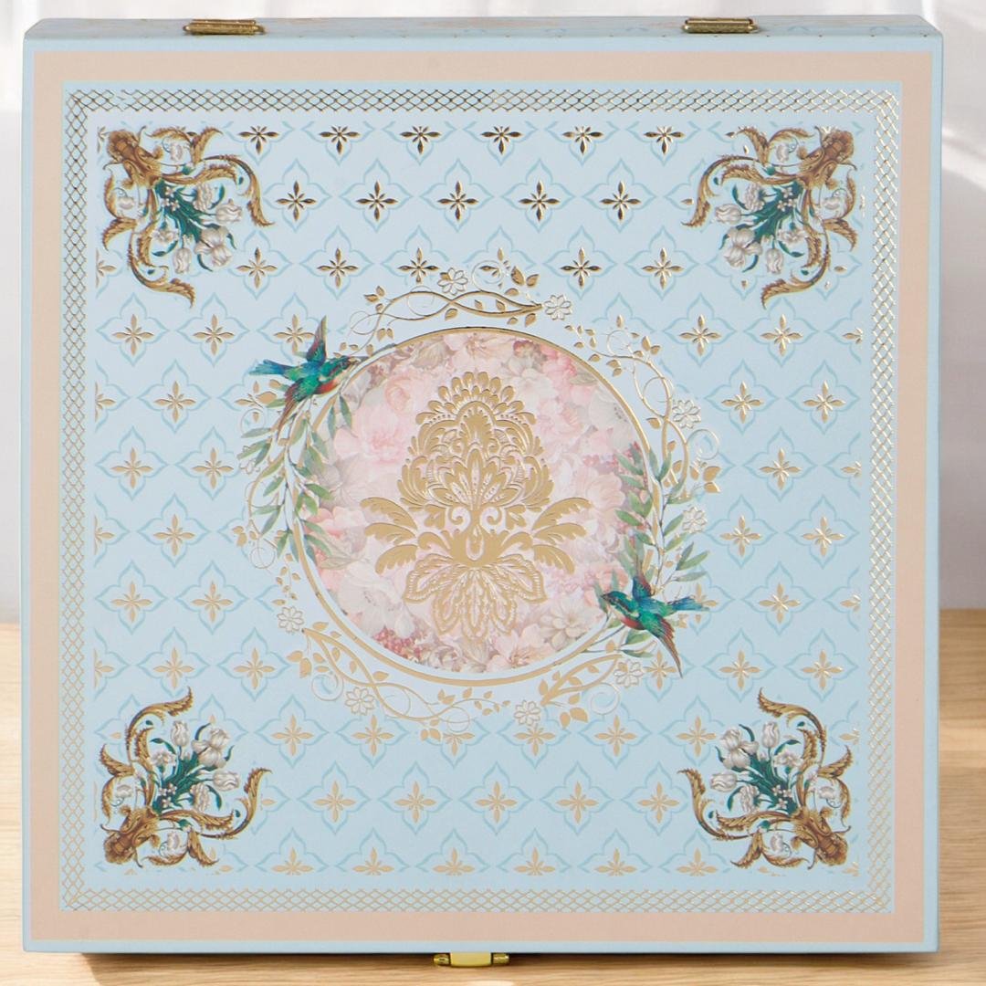 oyal Delight – 2 Jar & 8 Cavity MDF Dry Fruit Box