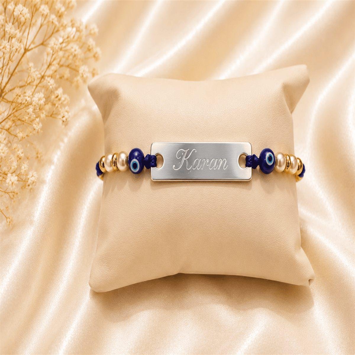 Personalized Evil Eye Name Rakhi
