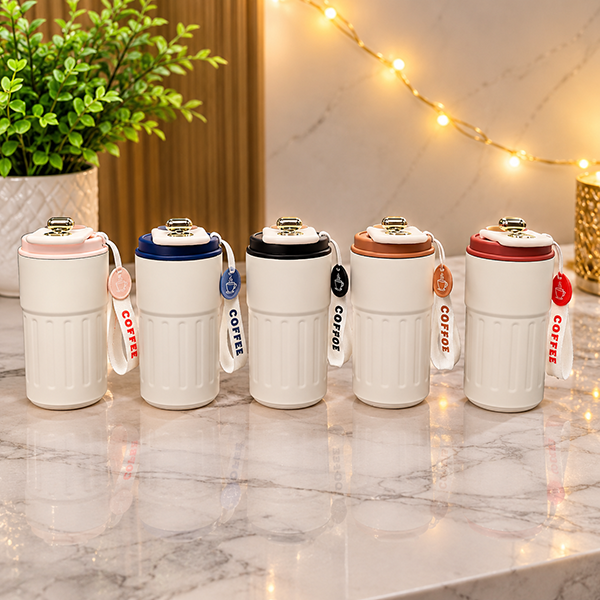Personalized Premium Cream Travel Mug
