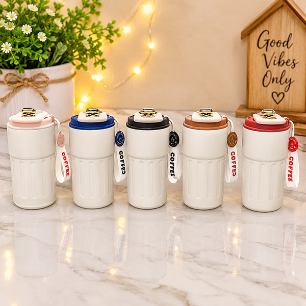 Personalized Premium Cream Travel Mug