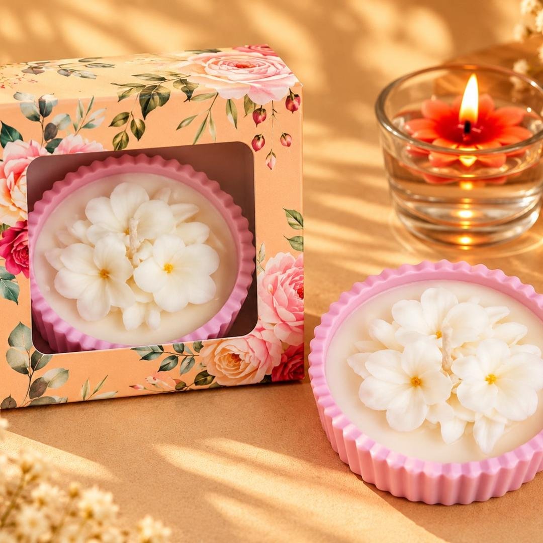 Pure Soy Wax Concrete Jar Candle | Handmade Luxury Candle
